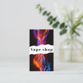 Vape Shop Zigarette Visitenkarte (Stehend Vorderseite)