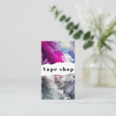Vape Shop Zigarette Visitenkarte (Stehend Vorderseite)