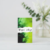 Vape Shop Zigarette Visitenkarte (Stehend Vorderseite)