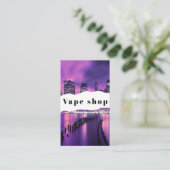 Vape Shop Zigarette Visitenkarte (Stehend Vorderseite)