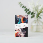 Vape Shop Zigarette Visitenkarte (Stehend Vorderseite)
