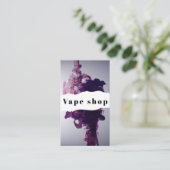 Vape Shop Zigarette Visitenkarte (Stehend Vorderseite)