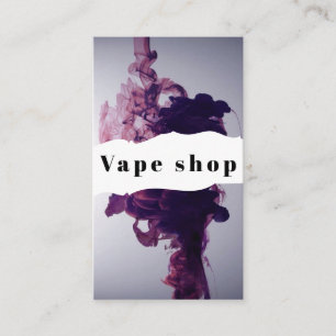 Vape Shop Zigarette Visitenkarte