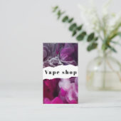 Vape Shop Zigarette Visitenkarte (Stehend Vorderseite)