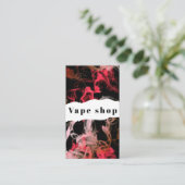 Vape Shop Zigarette Visitenkarte (Stehend Vorderseite)