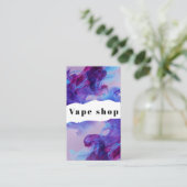 Vape Shop Zigarette Visitenkarte (Stehend Vorderseite)