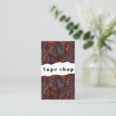 Vape Shop Zigarette Visitenkarte (Stehend Vorderseite)
