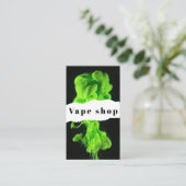 Vape Shop Zigarette Visitenkarte (Stehend Vorderseite)