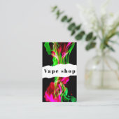 Vape Shop Zigarette Visitenkarte (Stehend Vorderseite)