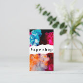 Vape Shop Zigarette Visitenkarte (Stehend Vorderseite)