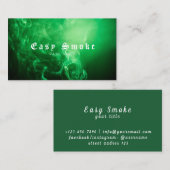 Vape Smoke Shop Store Electronic Cigarette Visitenkarte (Vorne/Hinten)
