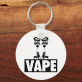 Vape Steamer | Steam E-Cigarette Vaper Geschenk Schlüsselanhänger (Vorderseite)