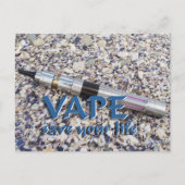 Vape und rett eures Lebens Postkarte (Vorderseite)