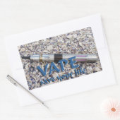 Vape und rett eures Lebens Rechteckiger Aufkleber (Umschlag)