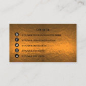 VAPE | Vape Bro Copper Business Social Media Visitenkarte (Rückseite)