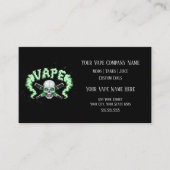 VAPE | Vape Skull Business mit Social Media Visitenkarte (Vorderseite)