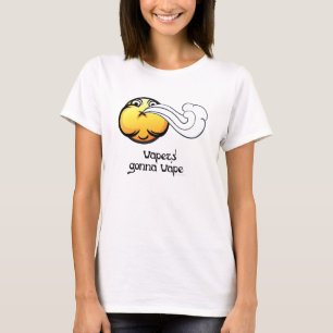 Vape Vapers Gonna Vape Smilie von VapeGoat T-Shirt