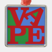 Vape Verzierung Ornament Aus Metall (Vorne)