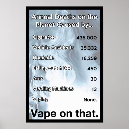 Vape zu diesem Informationspaket Poster (Vorne)