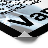 Vape zu diesem Informationspaket Poster (Ecke)