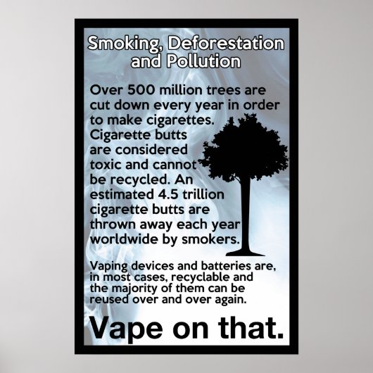 Vape zu diesem Informationspaket Poster (Vorne)