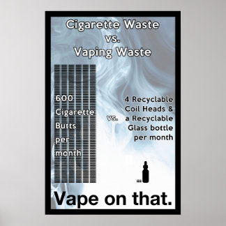 Vape zu diesem Informationspaket Poster