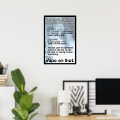 Vape zu diesem Informationspaket Poster (Heimbüro)