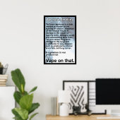 Vape zu diesem Informationspaket Poster (Heimbüro)