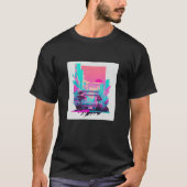 Vaperwave Aesthetic Glitch Retrowave Synthwave 11 T-Shirt (Vorderseite)