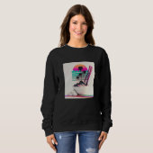 Vaperwave Aesthetic Glitch Retrowave Synthwave  1 Sweatshirt (Vorne ganz)