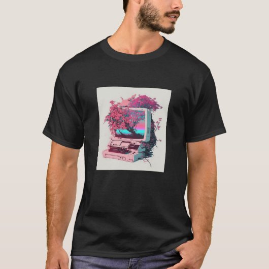 Vaperwave-Ästhetik-Glitch-Retrowave-Synthwave 3 T-Shirt (Vorderseite)