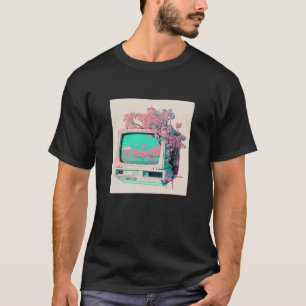 Vaperwave-Ästhetik Glitch Retrowave Synthwave 3 T-Shirt