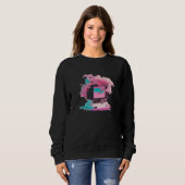 Vaperwave-Ästhetik Glitch Retrowave Synthwave  5 Sweatshirt (Vorne ganz)