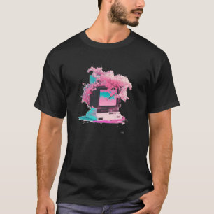 Vaperwave-Ästhetik-Glitch-Retrowave-Synthwave 5 T-Shirt