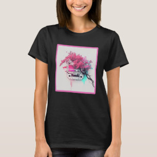 Vaperwave-Ästhetik Glitch Retrowave-Synthwave 8 T-Shirt