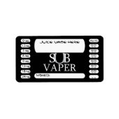 Vaping | DIY E-Juice Label SubVaper von VapeGoat Adressaufkleber (Vorne)