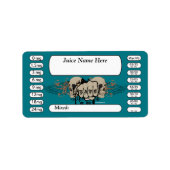 Vaping | DIY E-Juice Label Vape oder Die von VapeG Adressaufkleber (Vorne)