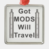 Vaping Felsen Ornament Aus Metall (Vorne)