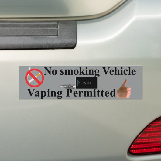 Vaping gewährte autoaufkleber (Auf Auto)