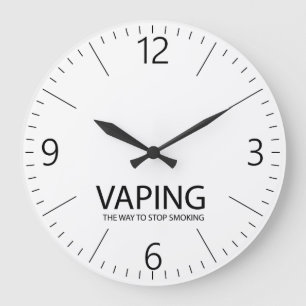 Vaping Große Wanduhr