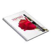 Vaping ist die beste Methode, mit dem Rauchen aufz Notizblock (Rechte Seite)