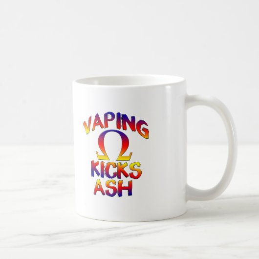 Vaping Kicks Ash Kaffee Mugs Cups Kaffeetasse (Rechts)