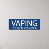 Vaping Leinwanddruck (Vorderseite)
