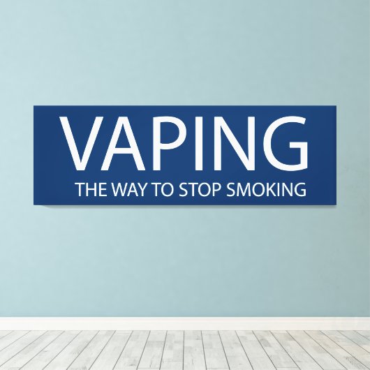 Vaping Leinwanddruck (Insitu (Holzboden))