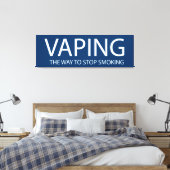 Vaping Leinwanddruck (Insitu (Schlafzimmer))