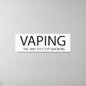 Vaping Leinwanddruck (Vorderseite)