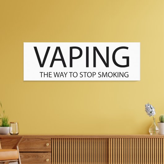 Vaping Leinwanddruck (Insitu (Wohnzimmer))