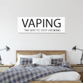 Vaping Leinwanddruck (Insitu (Schlafzimmer))