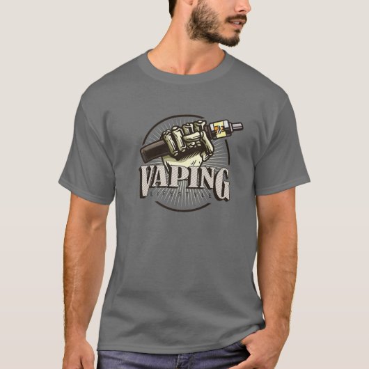 Vaping Lifestyle Vaper T-Shirt (Vorderseite)