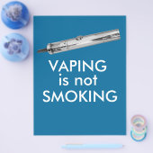 Vaping raucht nicht flyer (Einzeln)